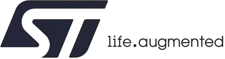 The logo STMicroelectronics.