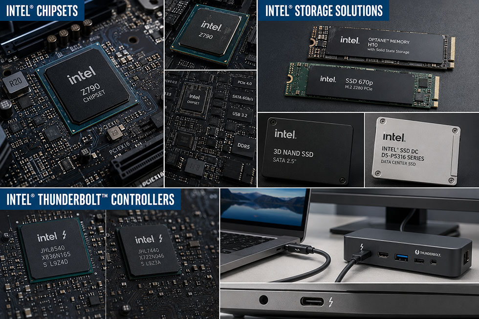 Intel electronic components sold by Summit Electronics.