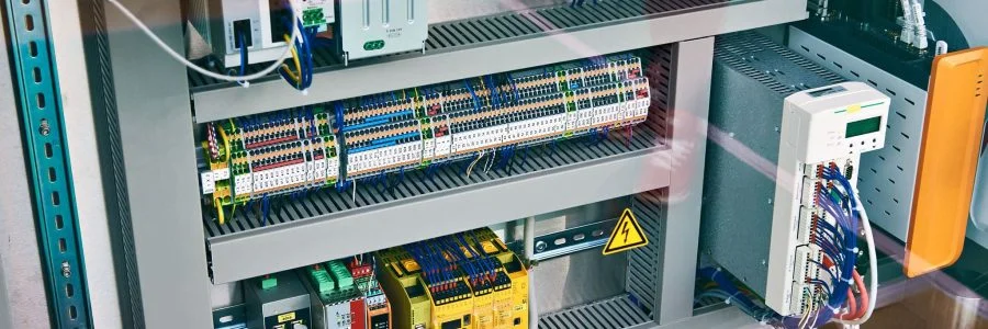 Electronic and electrical components of industrial device